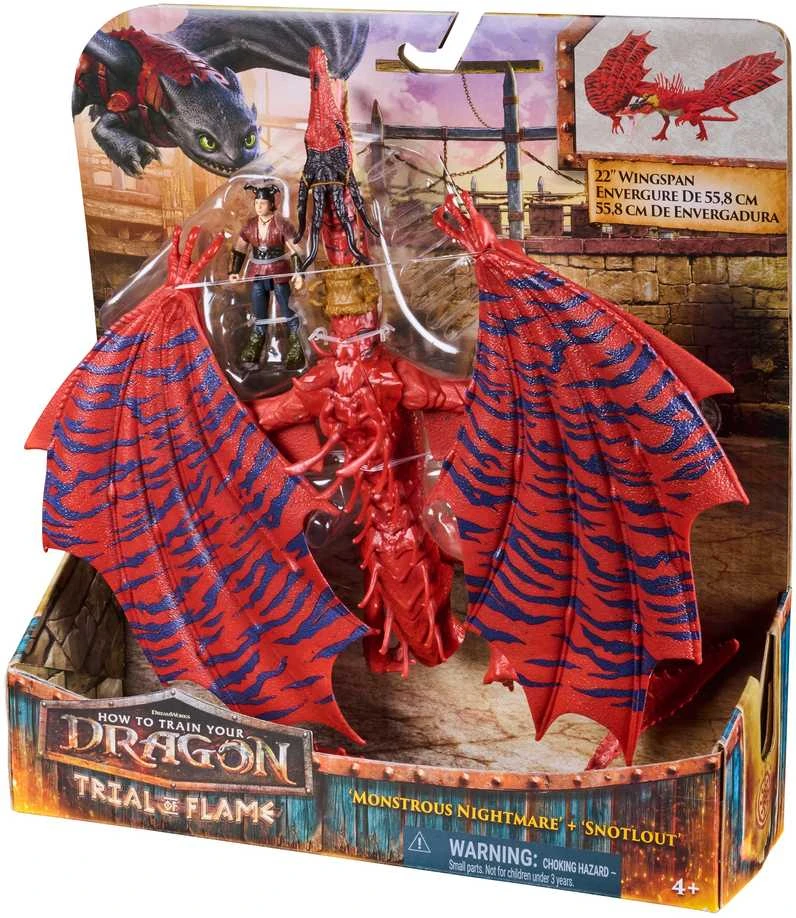 Spin Master DRAGONS Vikingas ir slibinas: Monstrous Nightmare ir Snotlout