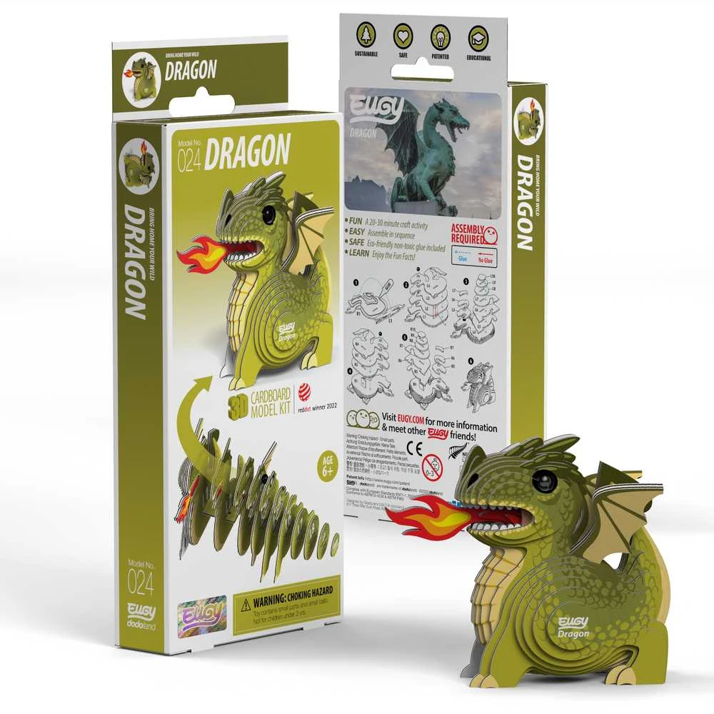 Dėlionė Energizer EUGY 3D kartoninis modelis „Drakonas“