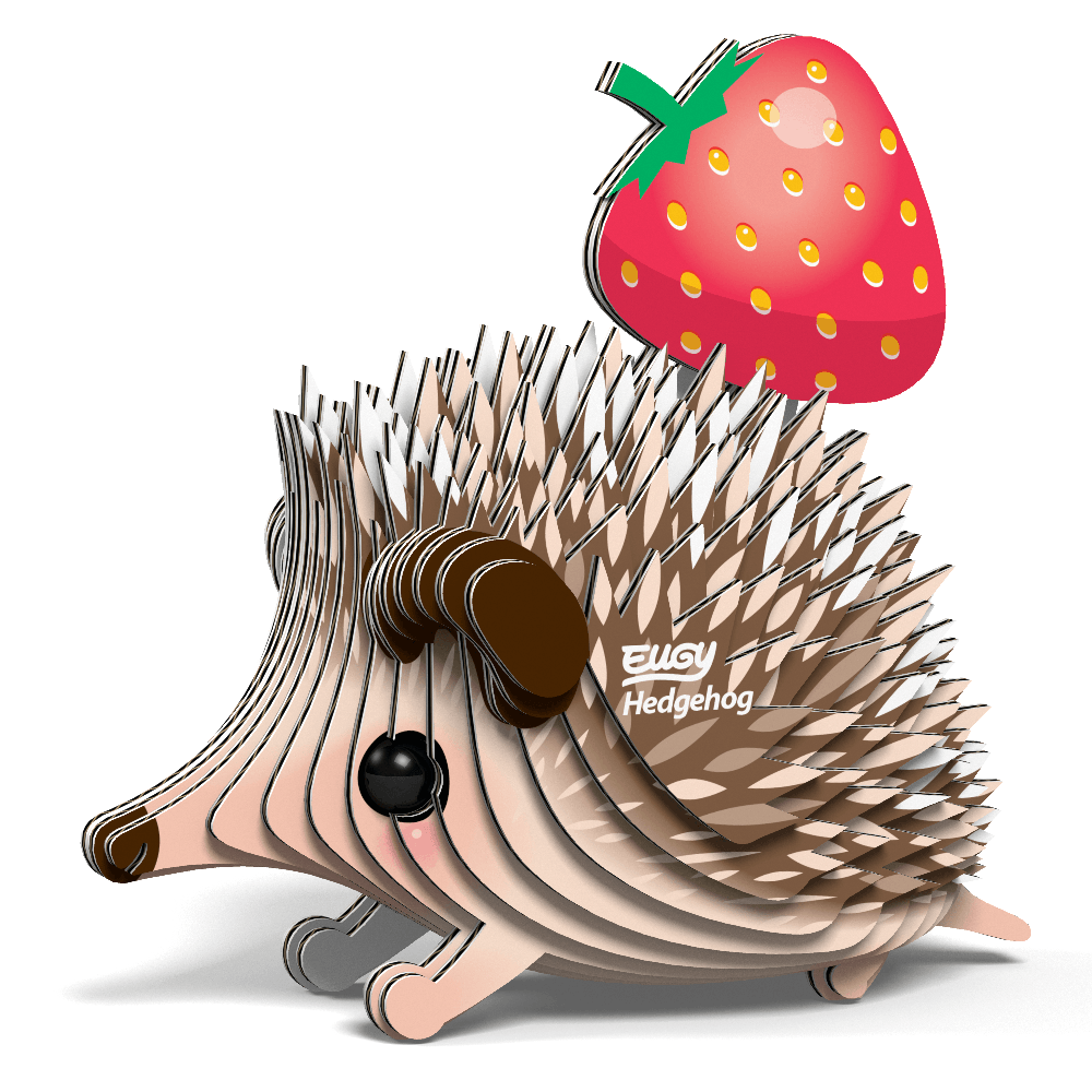 Dėlionė EUGY 3D kartoninis modelis „Ežys“