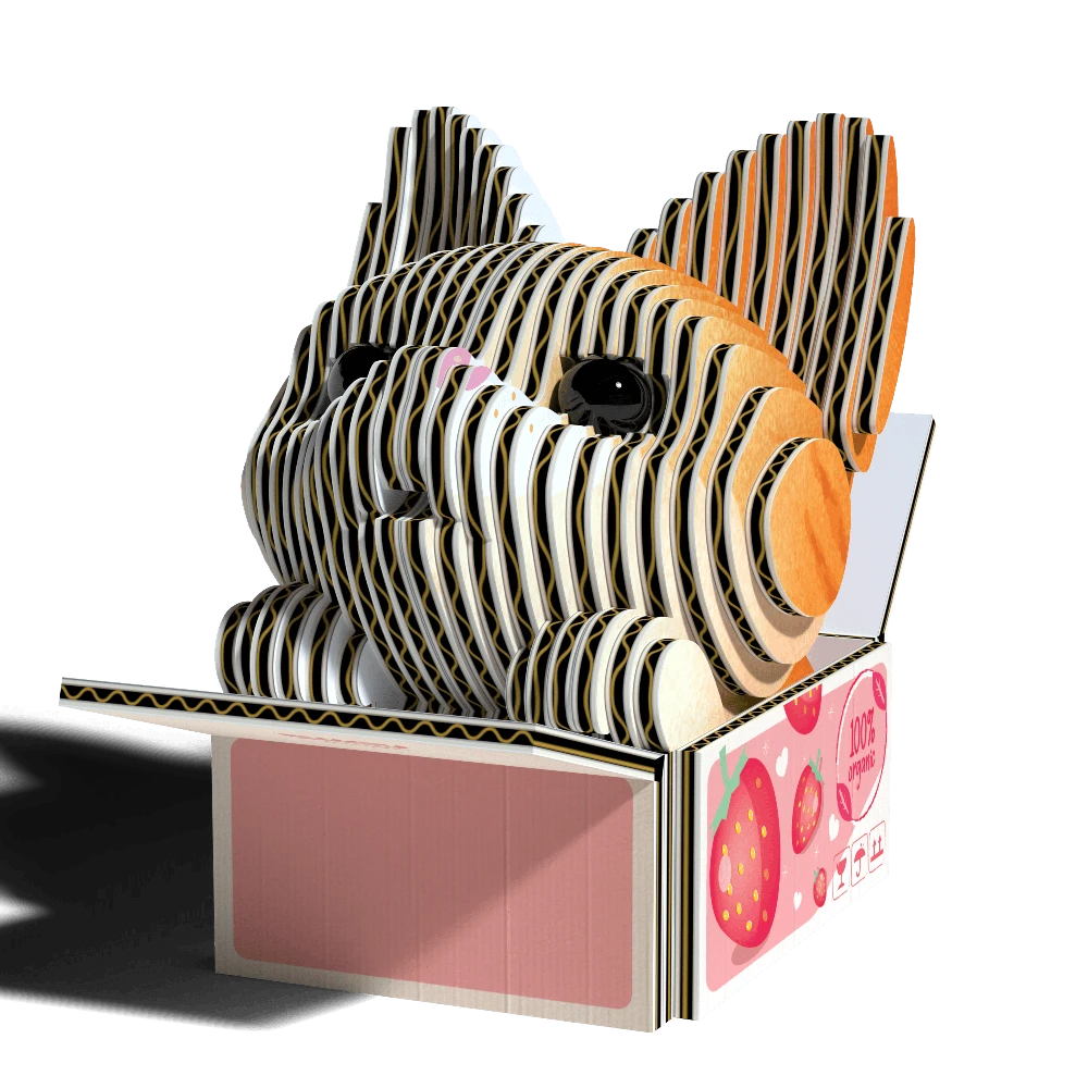 Dėlionė EUGY 3D kartoninis modelis „Kačiukas Pumpkin“