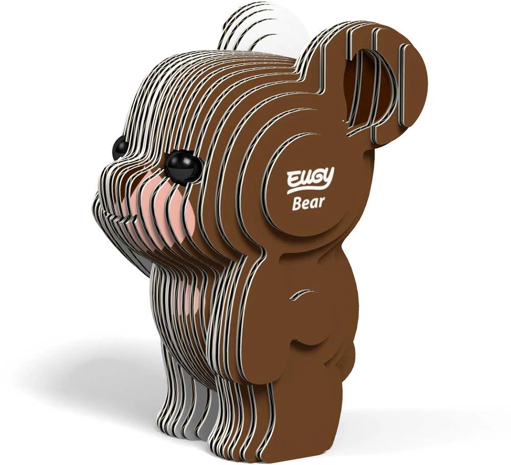 Dėlionė EUGY 3D kartoninis modelis „Meškiukas“