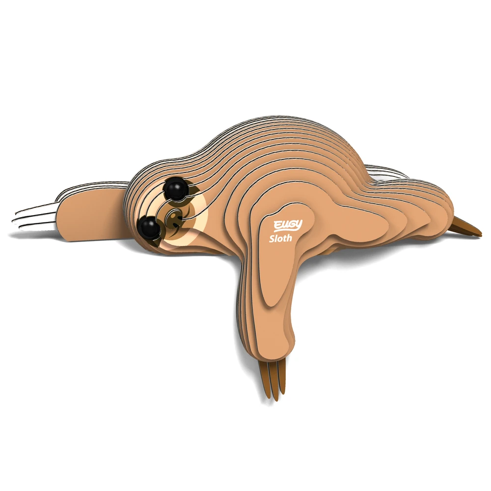 Dėlionė EUGY 3D kartoninis modelis „Tinginys“