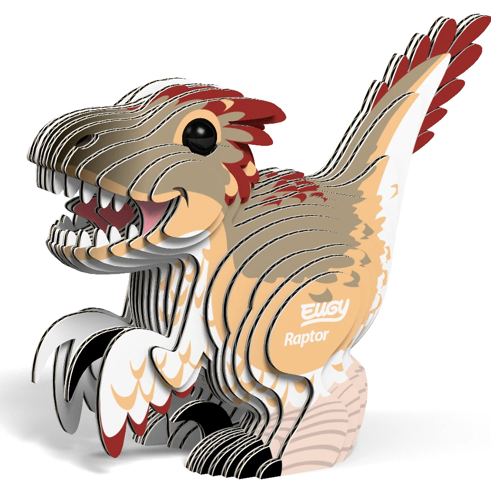 Dėlionė EUGY 3D kartoninis modelis „Velociraptorius“