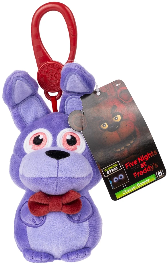 FIVE NIGHTS AT FREDDY´S prisegamas pliušinis žaislas, 9 cm