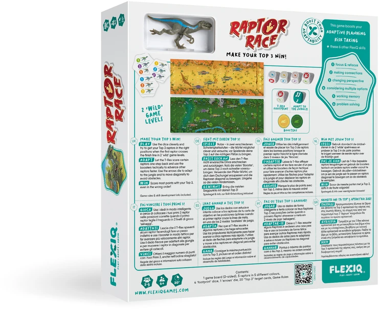 FLEXIQ Stalo žaidimas „Raptor Race“