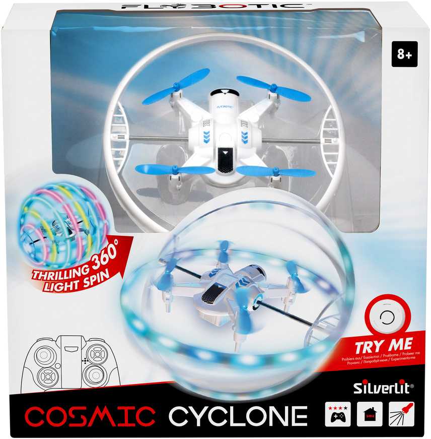 Dumel FLYBOTIC Radijo bangomis valdomas dronas „Cosmic Cyclone“