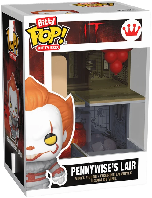 FUNKO Bitty Pop! Boxes: Figūrėlių rinkinys: IT - Pennywise Lair
