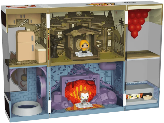 FUNKO Bitty Pop! Boxes: Figūrėlių rinkinys: IT - Pennywise Lair