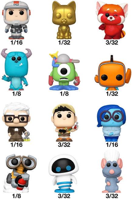 FUNKO Bitty POP! Figūrėlė: Disney - Pixar