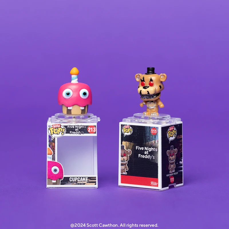 FUNKO Bitty POP! Figūrėlių rinkinys: Five Nights at Freddy´s, ~3 cm (4 vnt.)