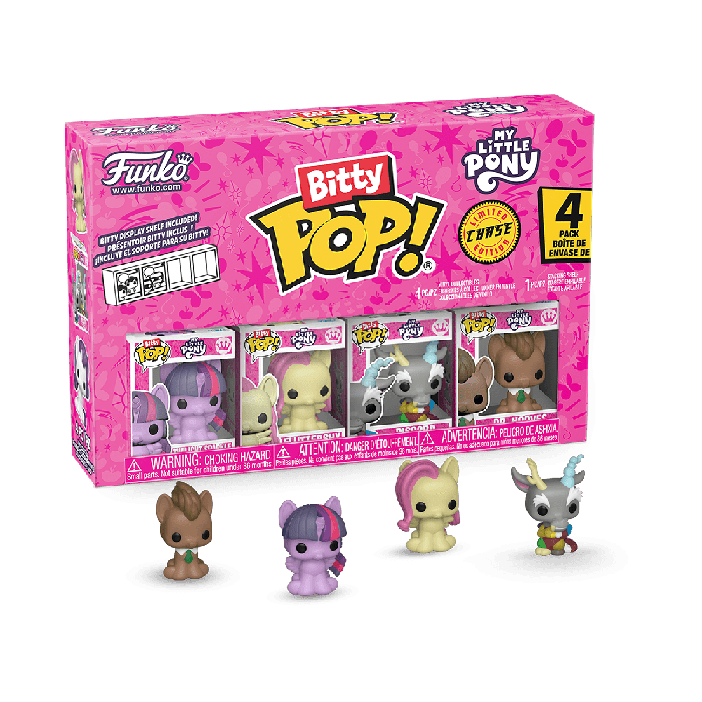 FUNKO Bitty POP! Figūrėlių rinkinys: My Little Pony, ~2.3 cm (4 vnt.)