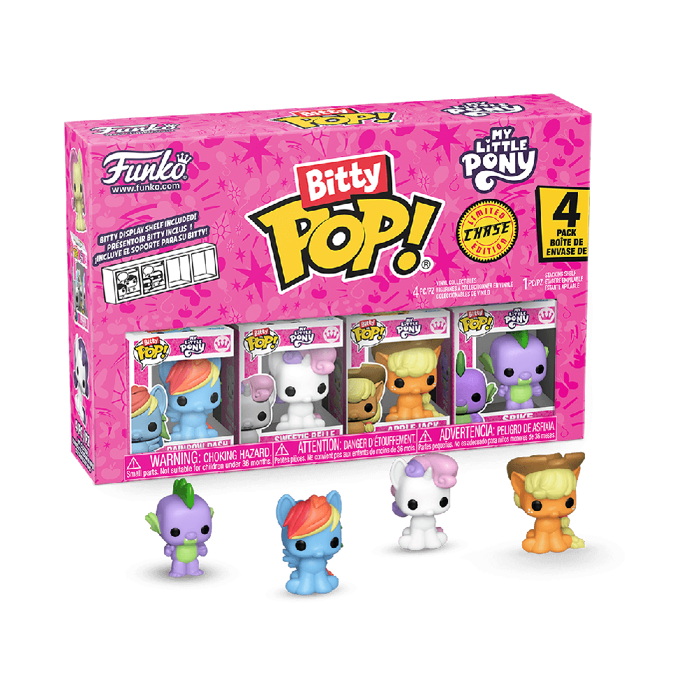 FUNKO Bitty POP! Figūrėlių rinkinys: My Little Pony, ~2.3 cm (4 vnt.)