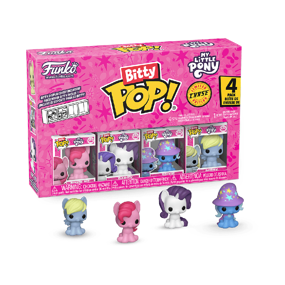 FUNKO Bitty POP! Figūrėlių rinkinys: My Little Pony, ~2.3 cm (4 vnt.)
