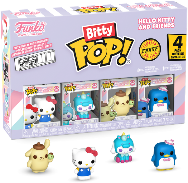 FUNKO Bitty POP! Figūrėlių rinkinys: Sanrio - Hello Kitty, ~3 cm