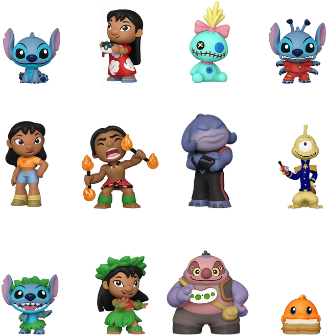 FUNKO Mystery Minis: Lilo ir Stitch, 7,6 cm