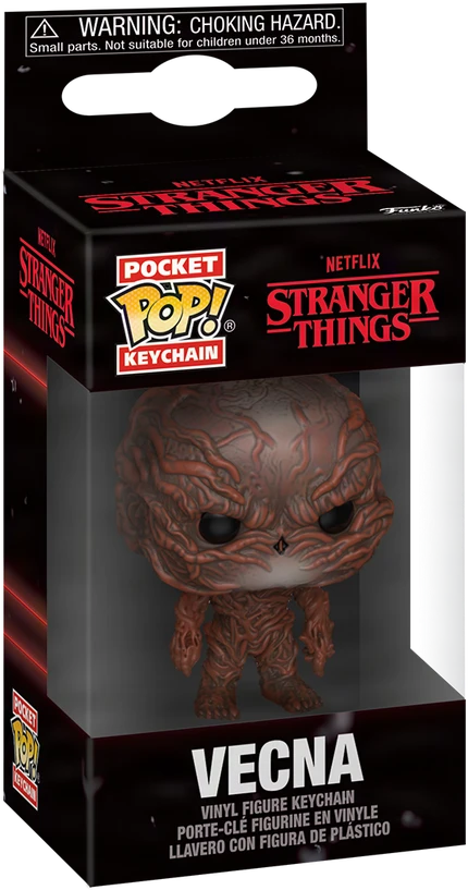 FUNKO POP! Raktų pakabutis: Stranger Things - Vecna, ~9 cm