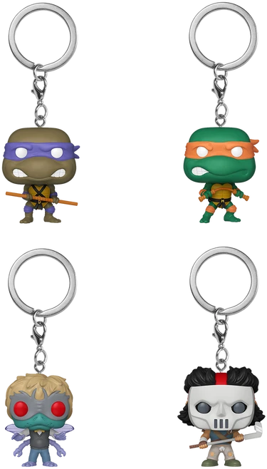 FUNKO POP! Keychain: Teenage Mutant Ninja Turtles