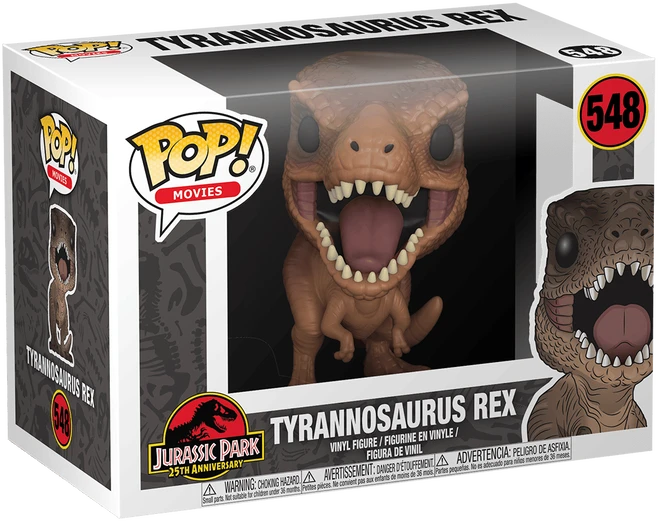 FUNKO POP! Vinilinė figūrėlė: Jurassic Park - Tyrannosaurus Rex, 9 cm