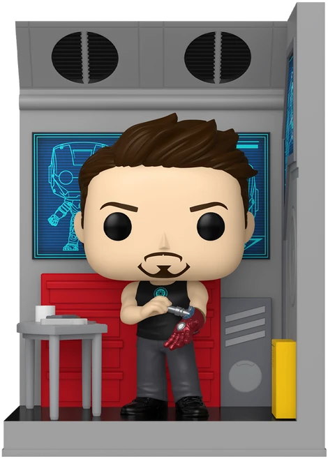 FUNKO POP! Vinilinė figūrėlė: Marvel - Tony Stark in His Workshop, 9 cm