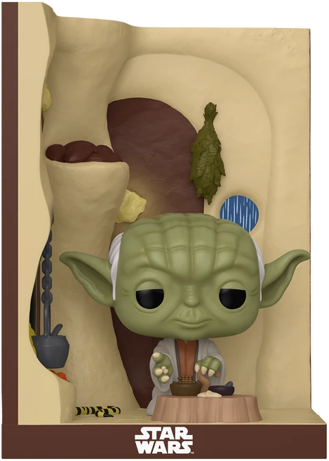 FUNKO POP! Vinilinė figūrėlė: Star Wars - Yoda in His Hut, ~9 cm