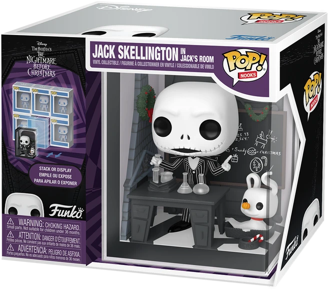 FUNKO POP! Nooks: The Nightmare Before Christmas - Jack Skellington in Jack’s Room