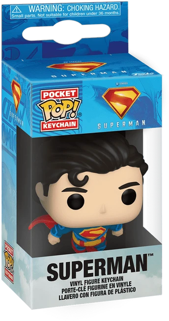 FUNKO POP! Raktų pakabutis: DC Comics - Superman, 10 cm