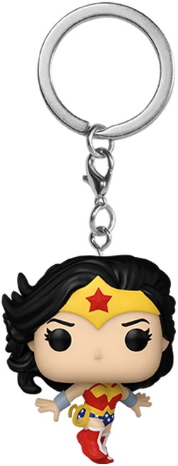 FUNKO POP! Raktų pakabutis: DC - Wonder Woman, ~9 cm aprašymas - Prekės nuotrauka