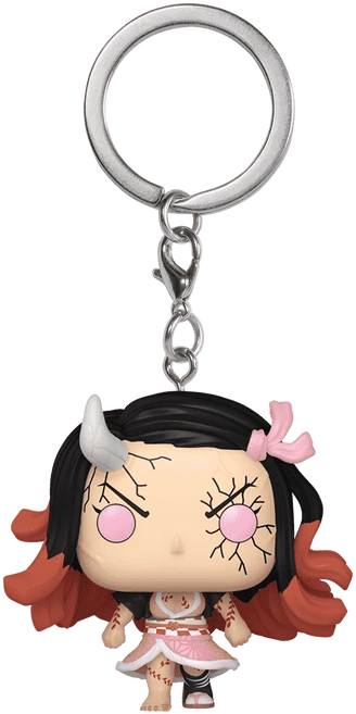 FUNKO POP! Raktų pakabutis: Demon Slayer - Nezuko Kamado, 10 cm