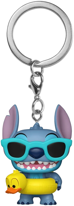 FUNKO POP! Raktų pakabutis: Disney: Lilo & Stitch - Stitch in Tube, 4 cm aprašymas - Prekės nuotrauka