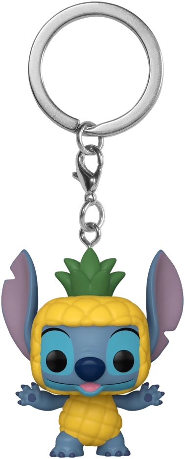 FUNKO POP! Raktų pakabutis: Lilo & Stitch - Stitch as Pineapple, 10 cm