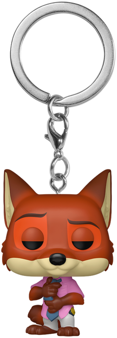 FUNKO POP! Raktų pakabutis: Disney: Zootropolis 2 - Nick Wilde, ~9 cm aprašymas - Prekės nuotrauka