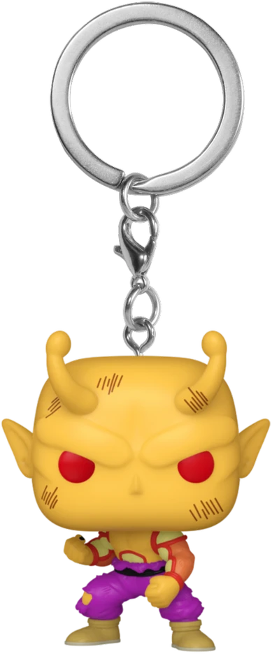 FUNKO POP! Raktų pakabutis: Dragon Ball Super: Super Hero - Orange Piccolo, 10 cm