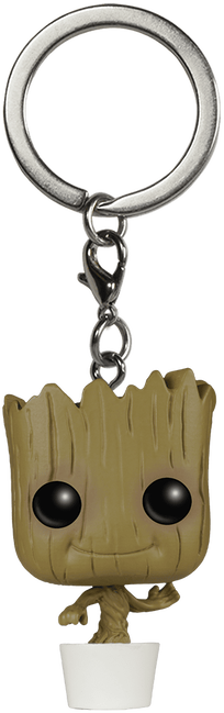 FUNKO POP! Raktų pakabutis: Guardians of The Galaxy - Dancing Groot, 10 cm