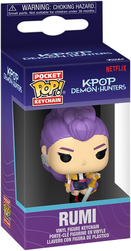 FUNKO POP! Raktų pakabutis: KPop Demon Hunters - Rumi, 10 cm
