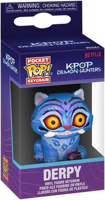 FUNKO POP! Raktų pakabutis: KPop Demon Hunters - Derpy, 10 cm