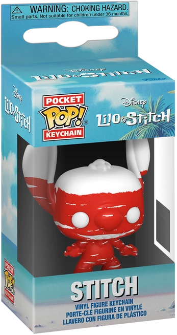 FUNKO POP! Raktų pakabutis: Lilo & Stitch - Stitch Badness Level (Deco)