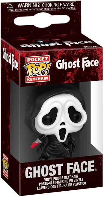FUNKO POP! Raktų pakabutis: Ghost Face, 10 cm