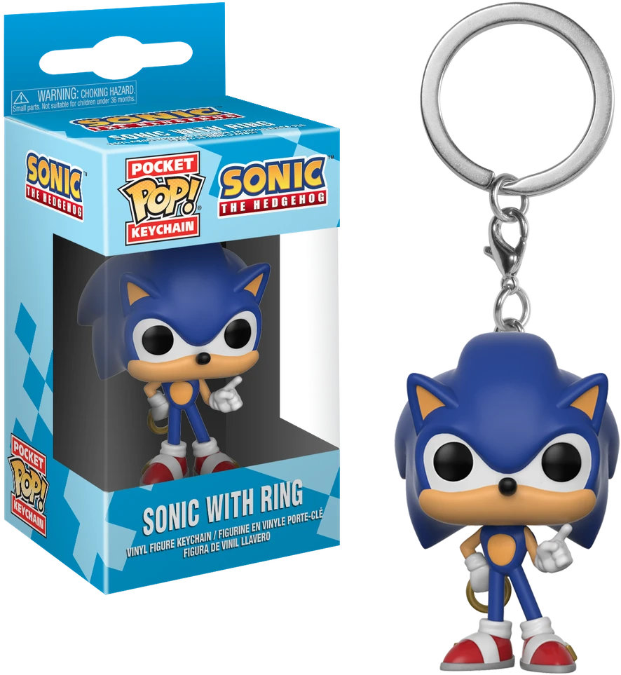 FUNKO POP! Raktų pakabutis: Sonic, 10 cm