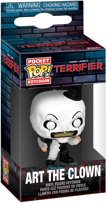 FUNKO POP! Raktų pakabutis: Terrifier - Art the Clown, 10 cm