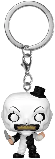 FUNKO POP! Raktų pakabutis: Terrifier - Art the Clown, 10 cm