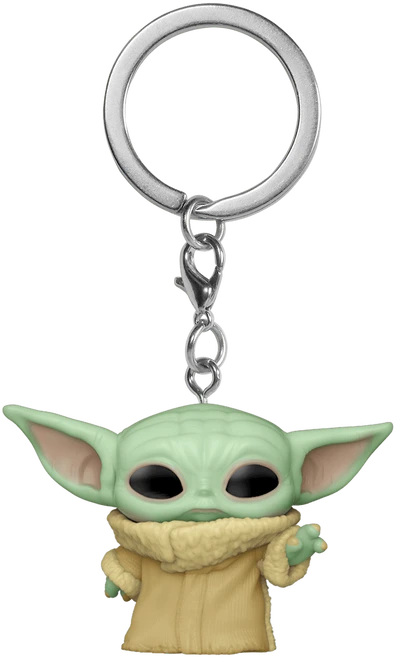 FUNKO POP! Raktų pakabutis: Star Wars - The Child, ~9 cm aprašymas - Prekės nuotrauka