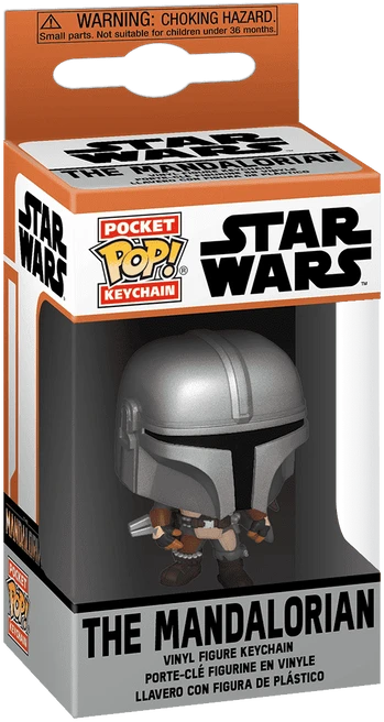 FUNKO POP! Raktų pakabutis: Star Wars - The Mandalorian, ~10 cm