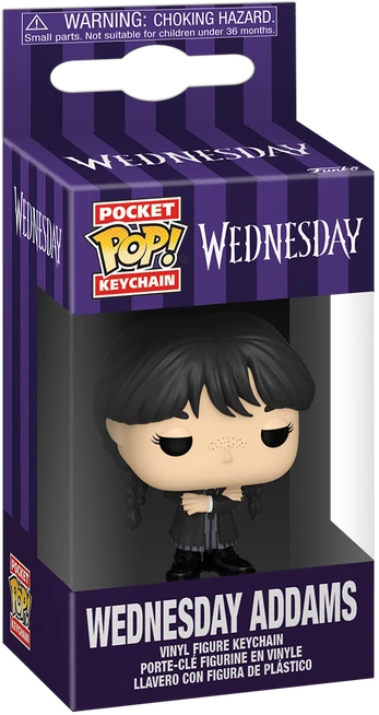 FUNKO POP! Raktų pakabutis: Wednesday - Wednesday Addams, 10 cm