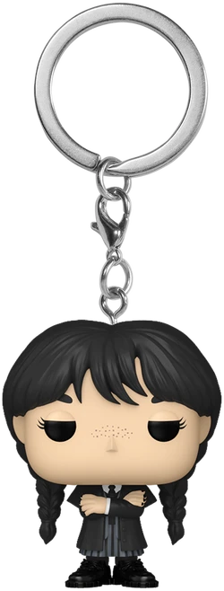FUNKO POP! Raktų pakabutis: Wednesday - Wednesday Addams, 10 cm
