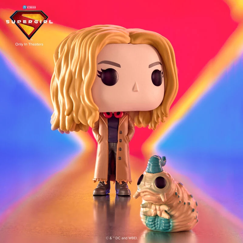 FUNKO POP! Vinilinė figūrėlė: Supergirl - Kara Zor-El with Cedric, 9 cm