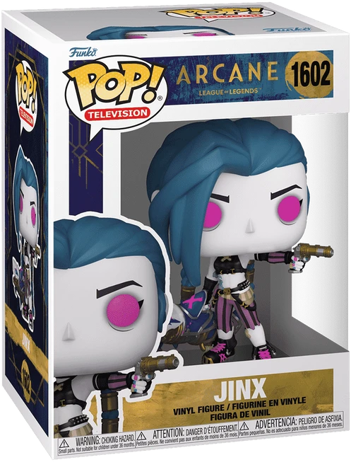 FUNKO POP! Vinilinė figūrėlė: Arcane League of Legends - Jinx, 9 cm