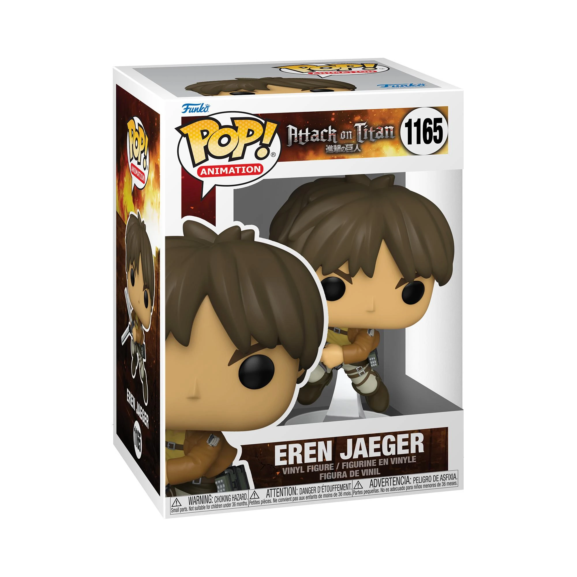 FUNKO POP! Vinilinė figūrėlė: Attack on Titan - Eren Jaeger, 11.6 cm aprašymas - Prekės nuotrauka
