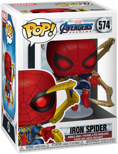 FUNKO POP! Vinilinė figūrėlė: Avengers Endgame - Iron Spider aprašymas - Prekės nuotrauka