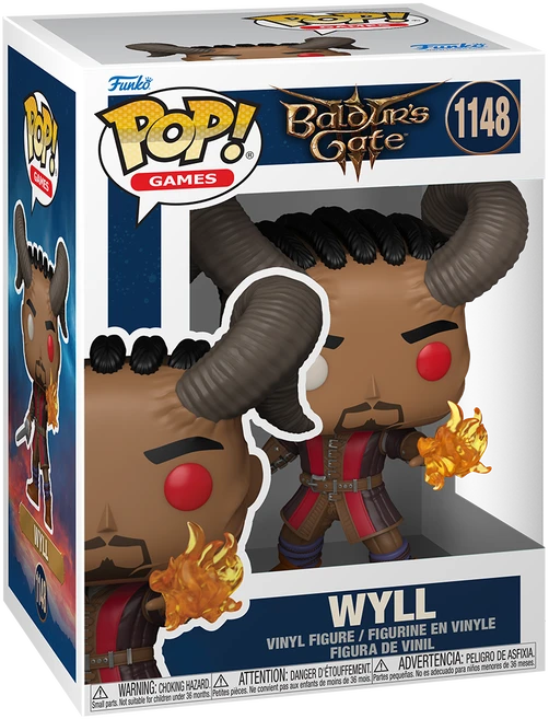 FUNKO POP! Vinilinė figūrėlė: Baldurs Gate - Wyll, 9 cm