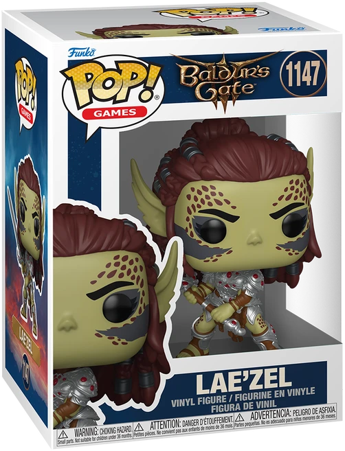 FUNKO POP! Vinilinė figūrėlė: Baldurs Gate - Lae'zel, 9 cm